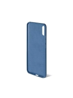 Силиконовый чехол с микрофиброй для Xiaomi Redmi 9A blue DF