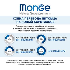 Влажный корм Monge Cat Monoprotein для кошек, мясные хлопья из мяса говядины, консервы 80 г