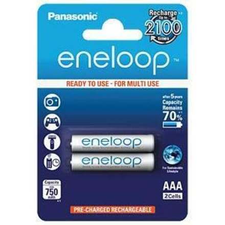 Аккумулятор Panasonic Eneloop BK-4MCCE/2BE 750 mAh 2шт AAA