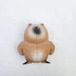 Игрушка «Свинка» Капибара-качок, 9*8,5 см, сквиш с песком