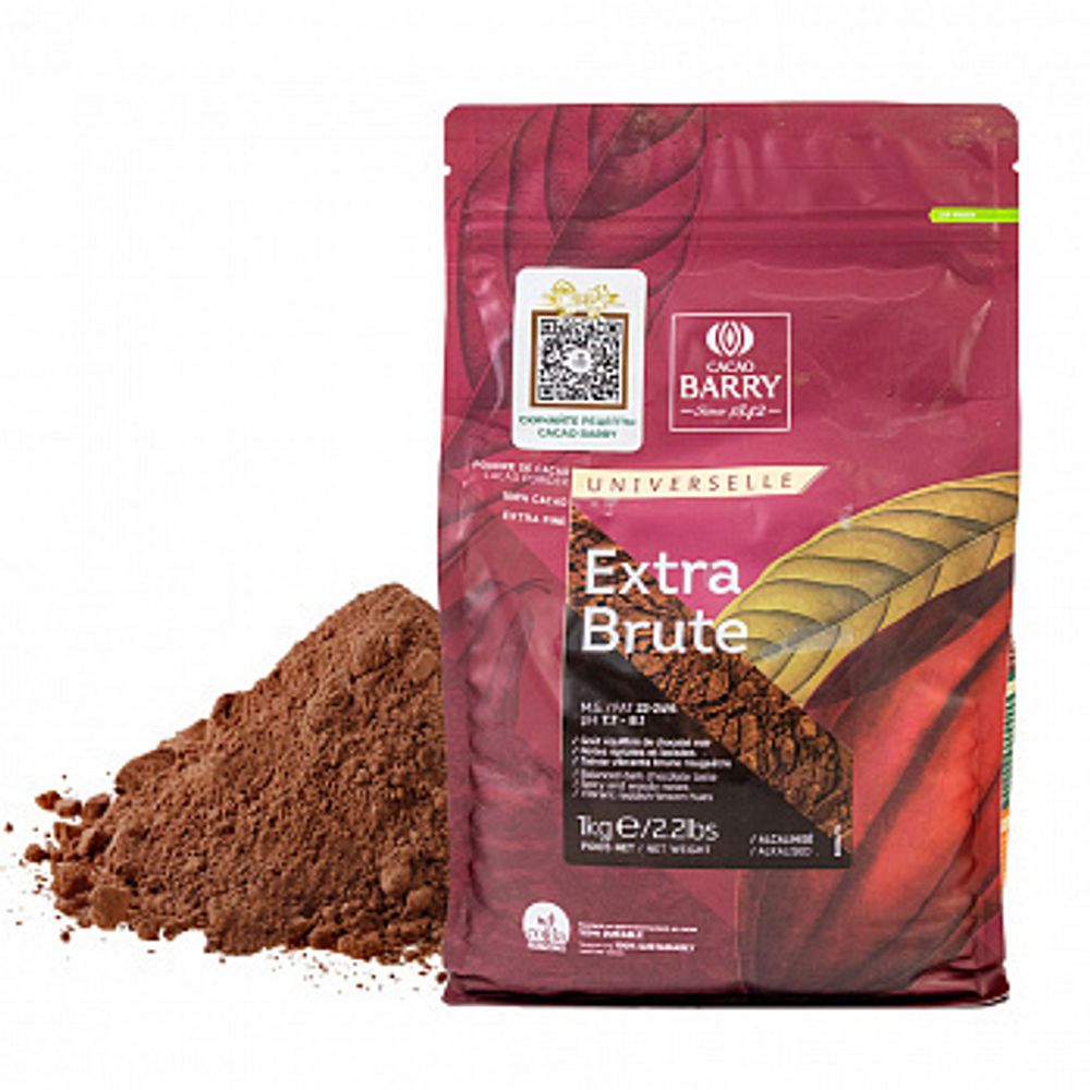 Какао порош Cacao Barry Extra Brute 24% 1кг