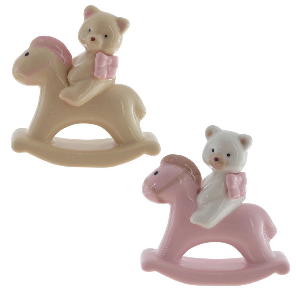 GAEM Фигурка декоративная "Мишка на лошадке", L8 W3,5 H8,5 см, 2в.