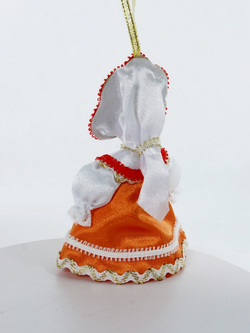 Кукла-подвеска сувенирная Потешного промысла в русском костюме.