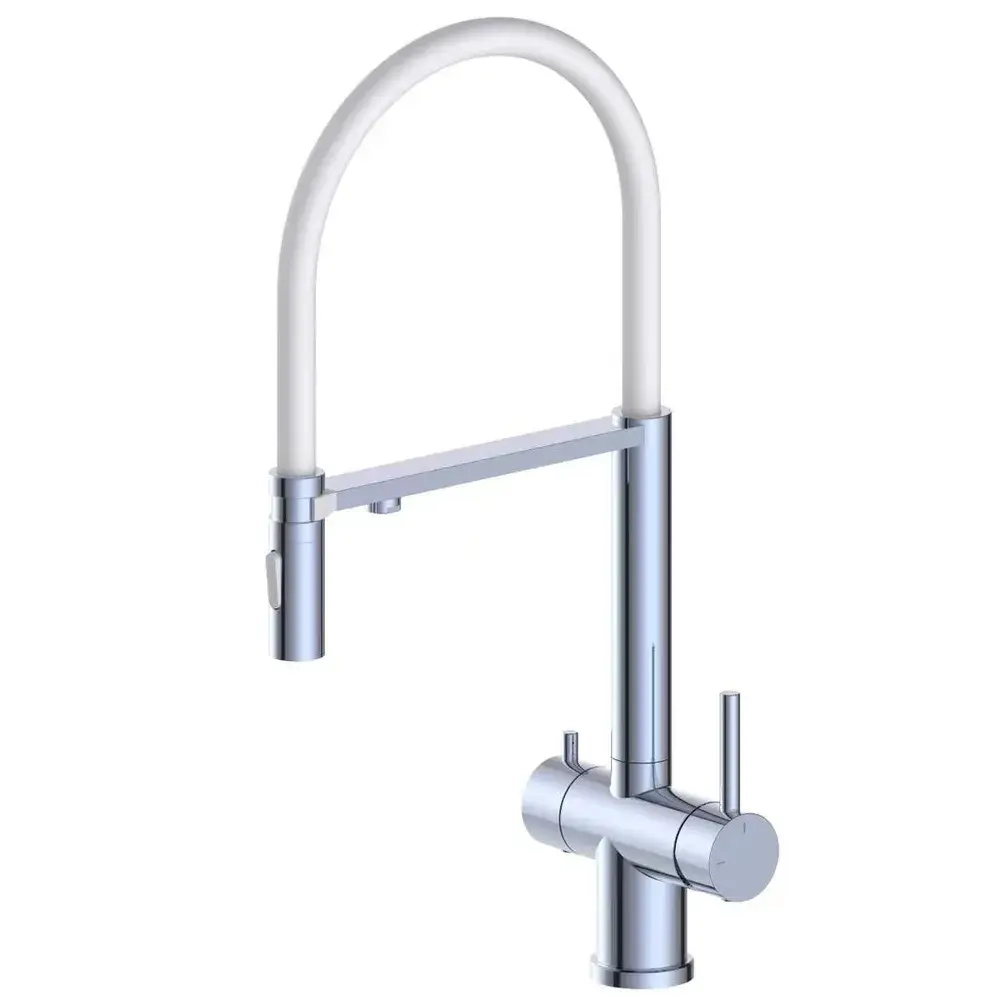 Смеситель для кухни c гибким изливом под фильтр VATTENDORF VF-0022F-CR(MW)