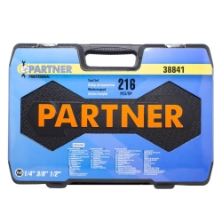 Набор инструментов 216пр. 1/4'', 3/8'', 1/2''(6гр.) Partner PA-38841