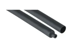 Трубка термоусадочная Navigator NST-G 15/5.2 клеевая 1м черная 37269