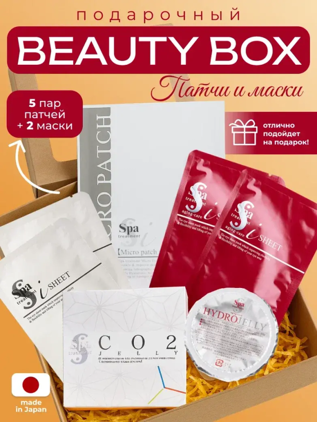 Подарочный набор для женщин: гладкая кожа с патчами и масками от Spa Treatment
