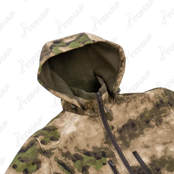 Костюм демисезонный КУМИР PRO, soft shell, цв.Мох р.44-46/170-176 Helios