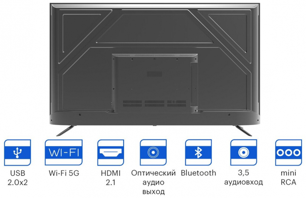 Телевизор ЖК Kivi 65" 65U750NB черный