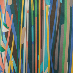 Блуза женская многоцветная с узором полоски Mollen