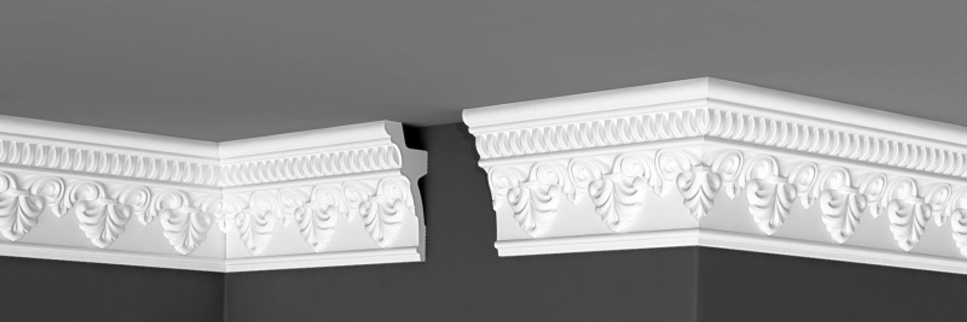 Плинтус потолочный Де-Багет Декор ДП 26/120