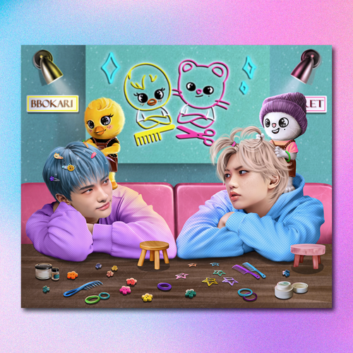 Арт принт / alexstayart / STRAY KIDS / Хёнликсы #19