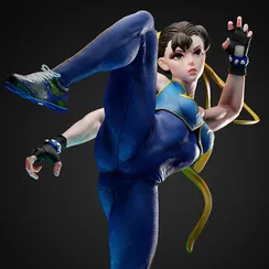 Chun Li battle pose - Street Fighter