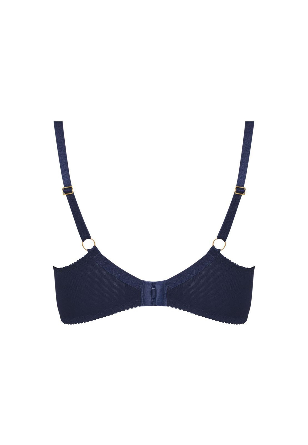 Бюстгальтер на косточках Eunika с пуш-ап вкладышами (Размер: 65F) (Цвет: темно-синий)