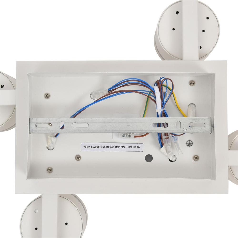 8303/10C COMFI LN26 237 белый, металл Светильник потолочный GX53 LED 10*7W 220V AGNIA