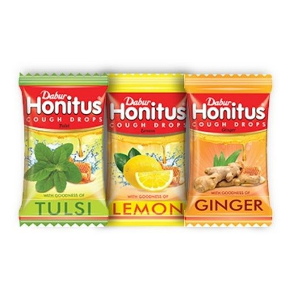 Хонитус Дабур леденцы (Dabur Honitus), 10 штук