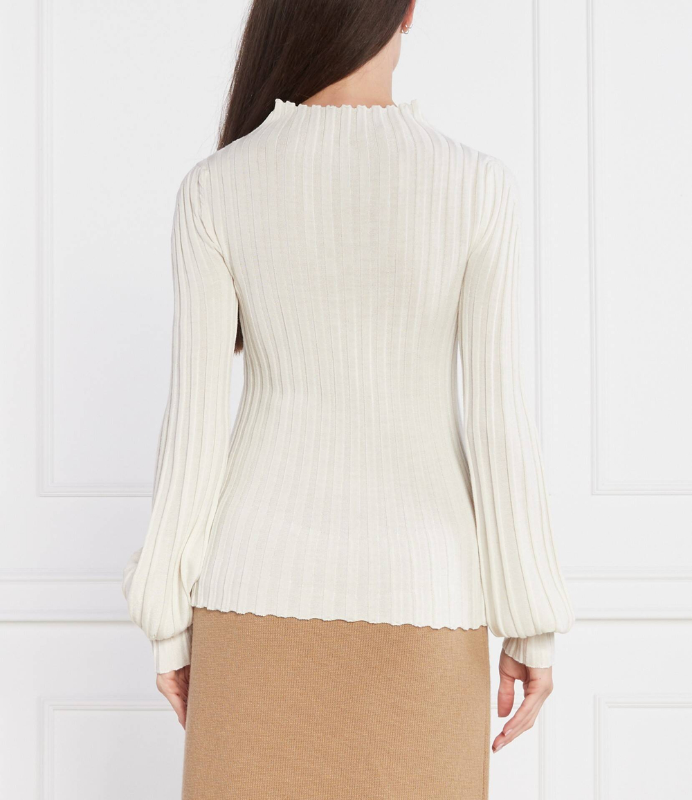 Полуводолазка Wełniany свитер Liviana Conti - кремовый(F3WA19)