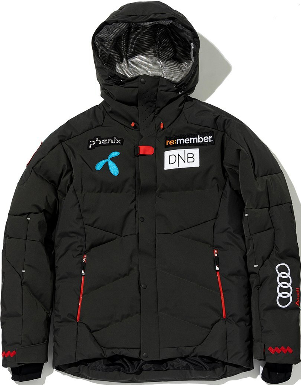 PHENIX куртка пуховая горнолыжная TEAM NOR EFB72OT01 Куртка Norway Alpine Team Hybrid Down Jacket OB
