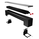 Конвектор напольный Royal Thermo STEP-80/180/900-1-N-SS-LG-NA