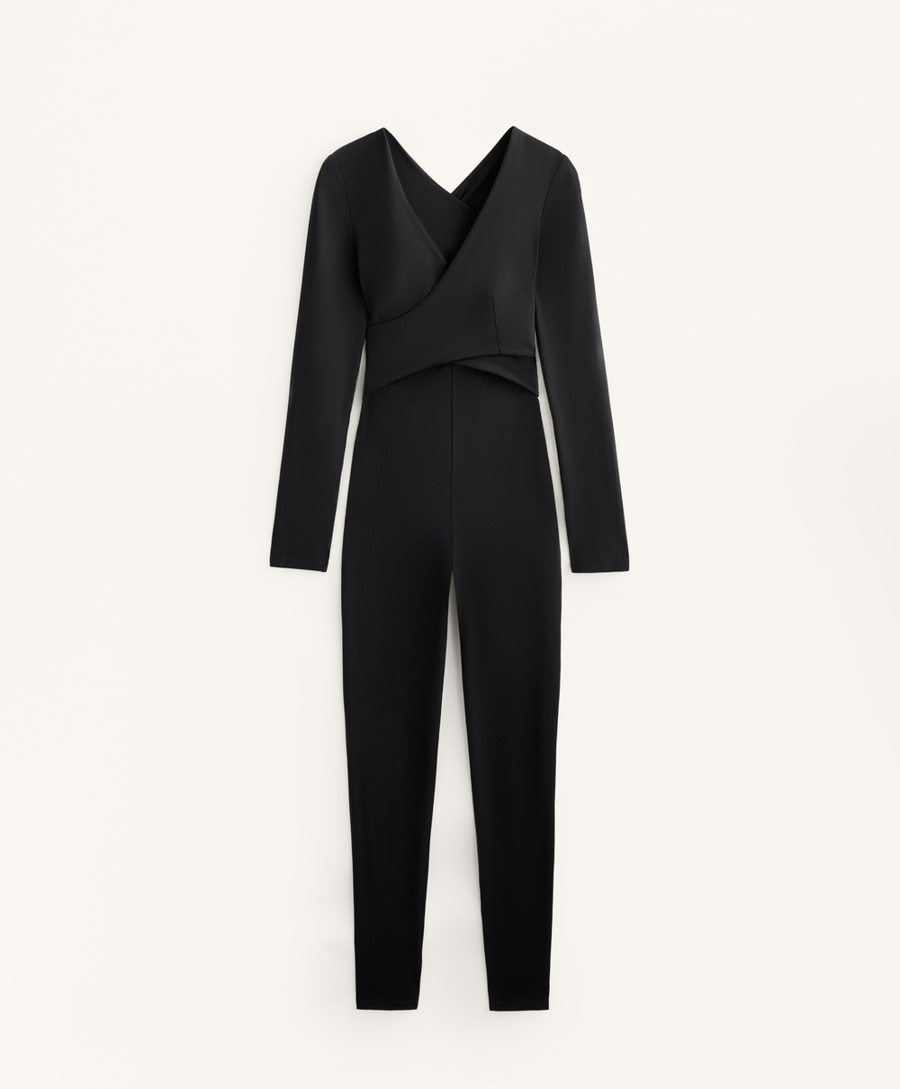 Oysho Высокотехнологичная куртка в рубчик, антрацитово-серый