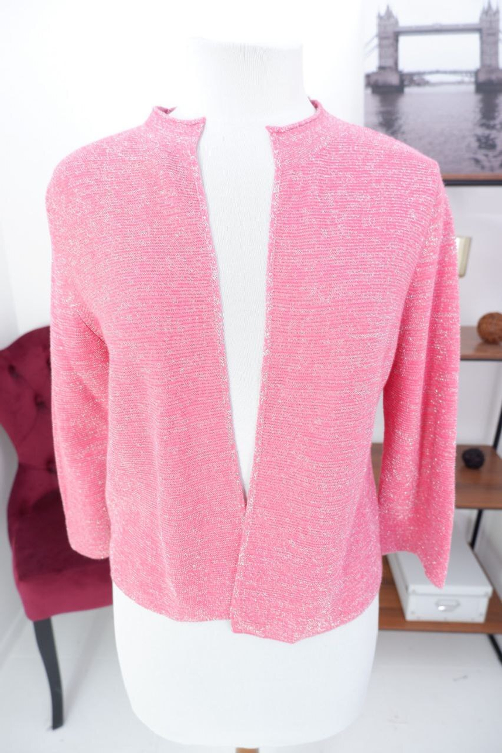 Кардиган Benetton с люрексом 50 размер