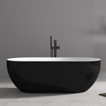 Акриловая ванна ABBER AB9241MB черная матовая