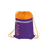 Мешок для обуви 1 отделение Berlingo "Envy", 360*470мм, светоотражающая лента, карман на молнии, оранжевый