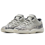 Кроссовки Air Jordan 11 Low Snakeskin Light Bone GS