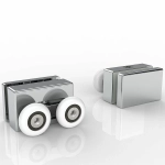 Душевая дверь Black&White Stellar Wind SX715 1400-1500 стекло прозрачное/профиль хром