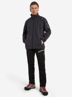 Толстовка флисовая CMP Men's mélange knit-tech heavy fleece, артикул 3H60747N, цвет Nero-Glacier (44UE)