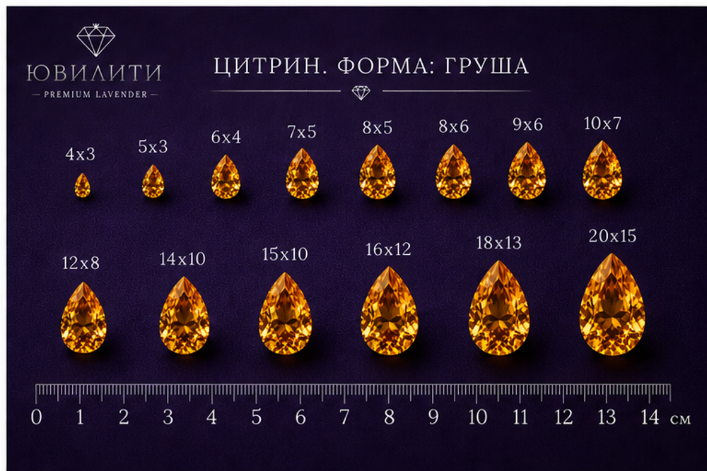 Цитрин Груша