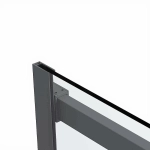 Душевая дверь Vincea Como Soft VDS-1CS110CLGM 110 стекло прозрачное/профиль вороненая сталь
