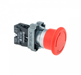 Кнопка грибовидная возврат поворотом, 1NC, красный, O40 мм, металл MTB2-BSZ1254 арт.: 54248