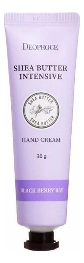 Крем для рук с маслом ши и ароматом еживики DEOPROCE Shea Butter Intensive Hand Cream Black Berry Ba