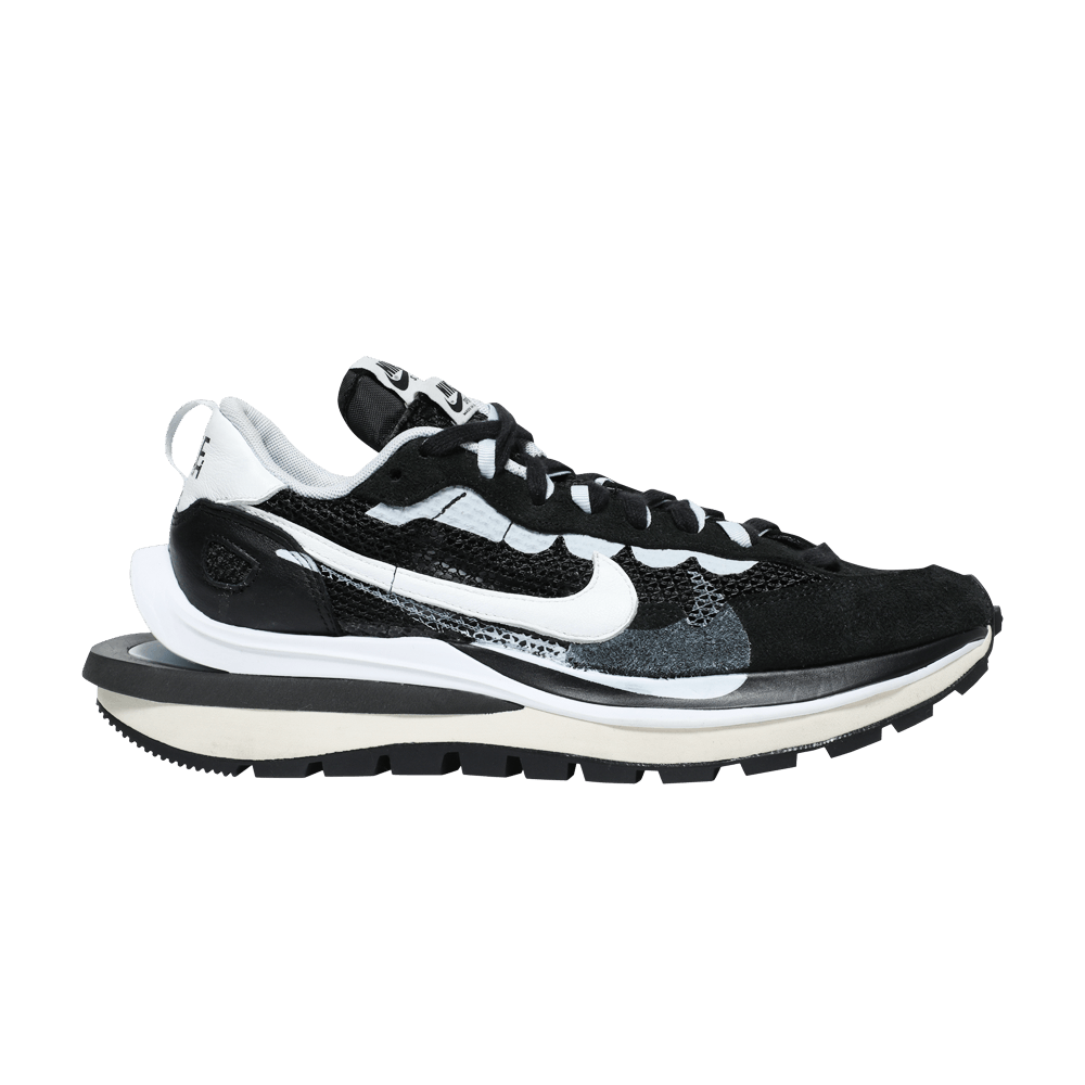 Кроссовки Sacai X Nike Vaporwaffle Black And White
