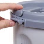 Набор для уборки «Селфи» Чистюля (ведро с отжимом, швабра, две насадки) в цветной коробке 270