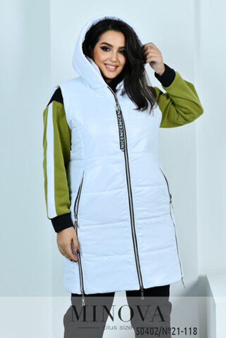 Костюм 21-118-лайм-белый Minova Фото 2