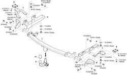 Фаркоп WESTFALIA 335419600001 для Toyota RAV4 13-(паспорт и сертификат в комплекте)(без электрики)