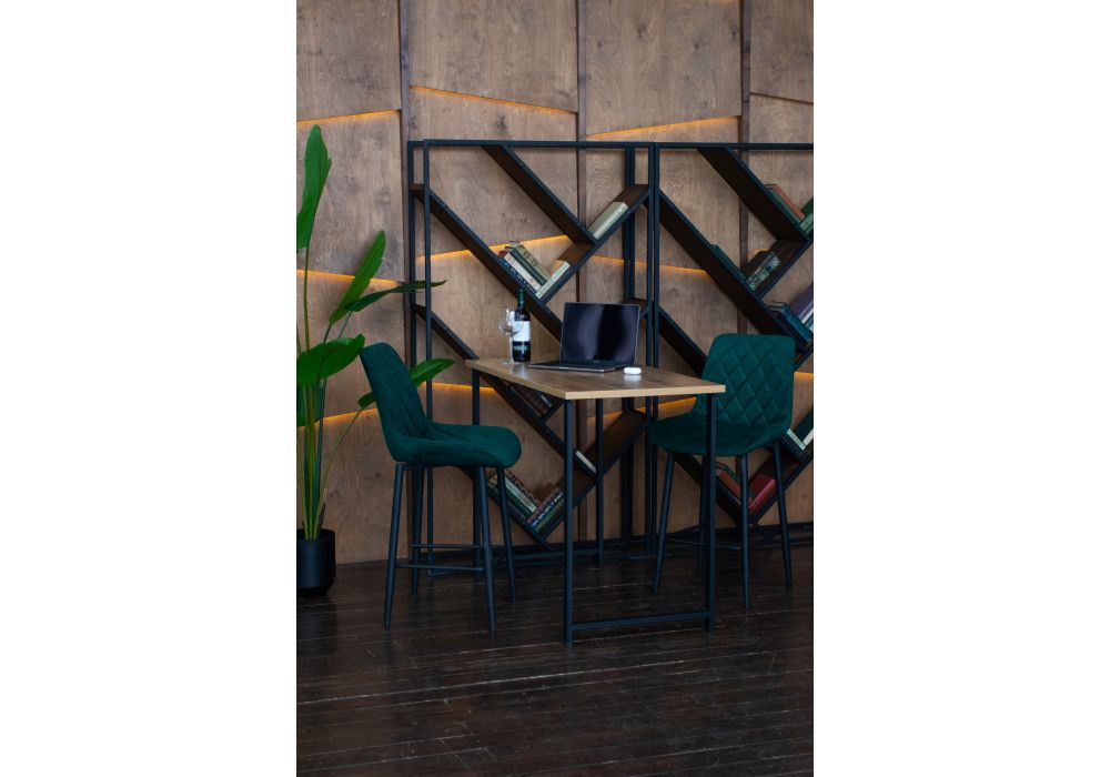 Барная стойка Дилан Лофт 120х50х90 дуб вотан