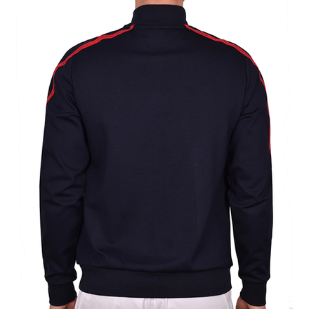 Мужская теннисная кофта Tommy Hilfiger Trim Mock Neck Silhouette - небесный