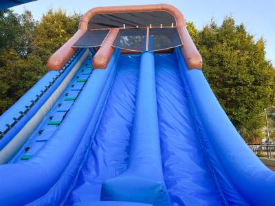 Надувная водная горка «Сказочный лес», 18*4,7*7,5 м