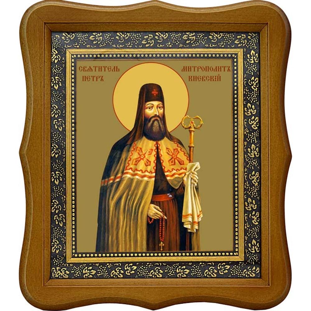 Петр (Могила), Святитель митрополит Киевский. Икона на холсте.