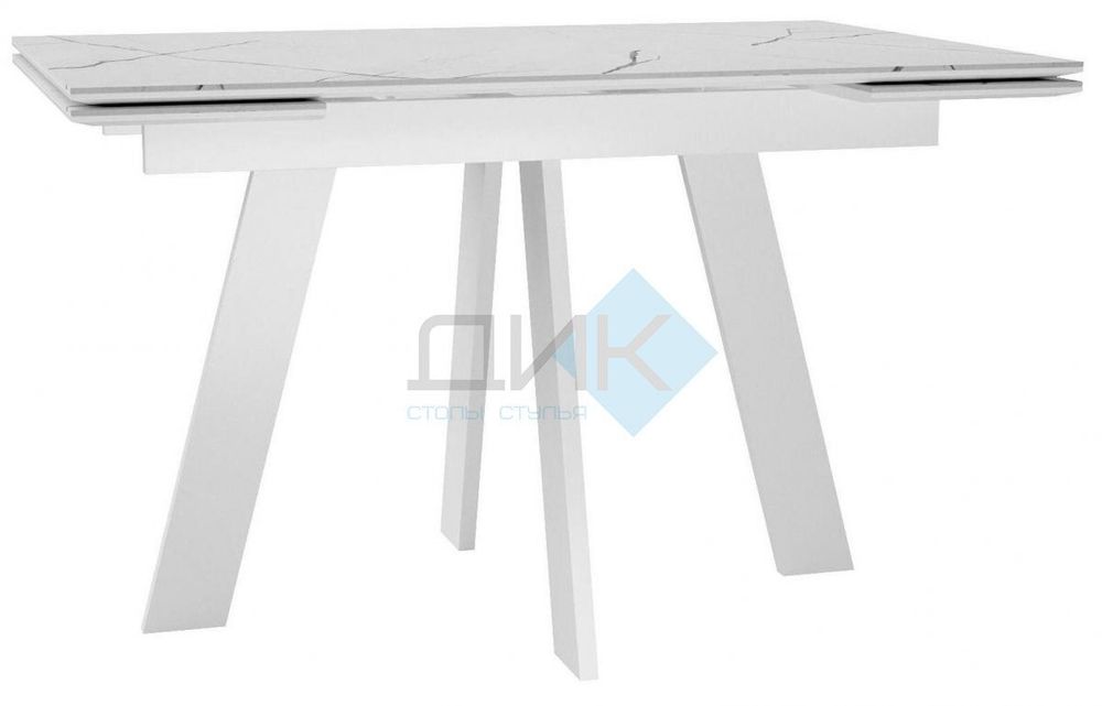 Стол DikLine SKM120 подстолье белое/опоры белые