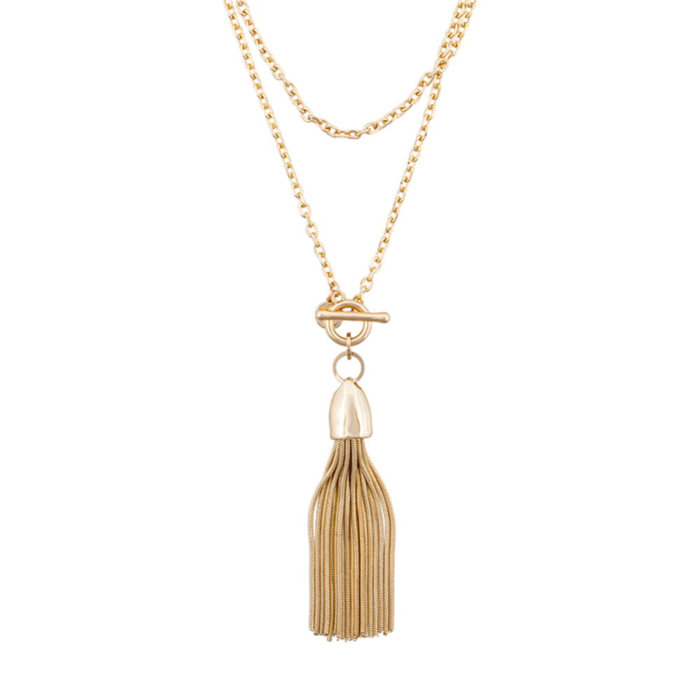 Колье Fiore Luna Tassel 80 см LN6084 G