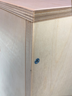 Ящик кейс органайзер для хранения до 100 виниловых пластинок (CUBE2) бежевый без крышки