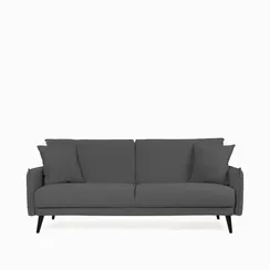 Трехместный диван Jill 206 см, серый