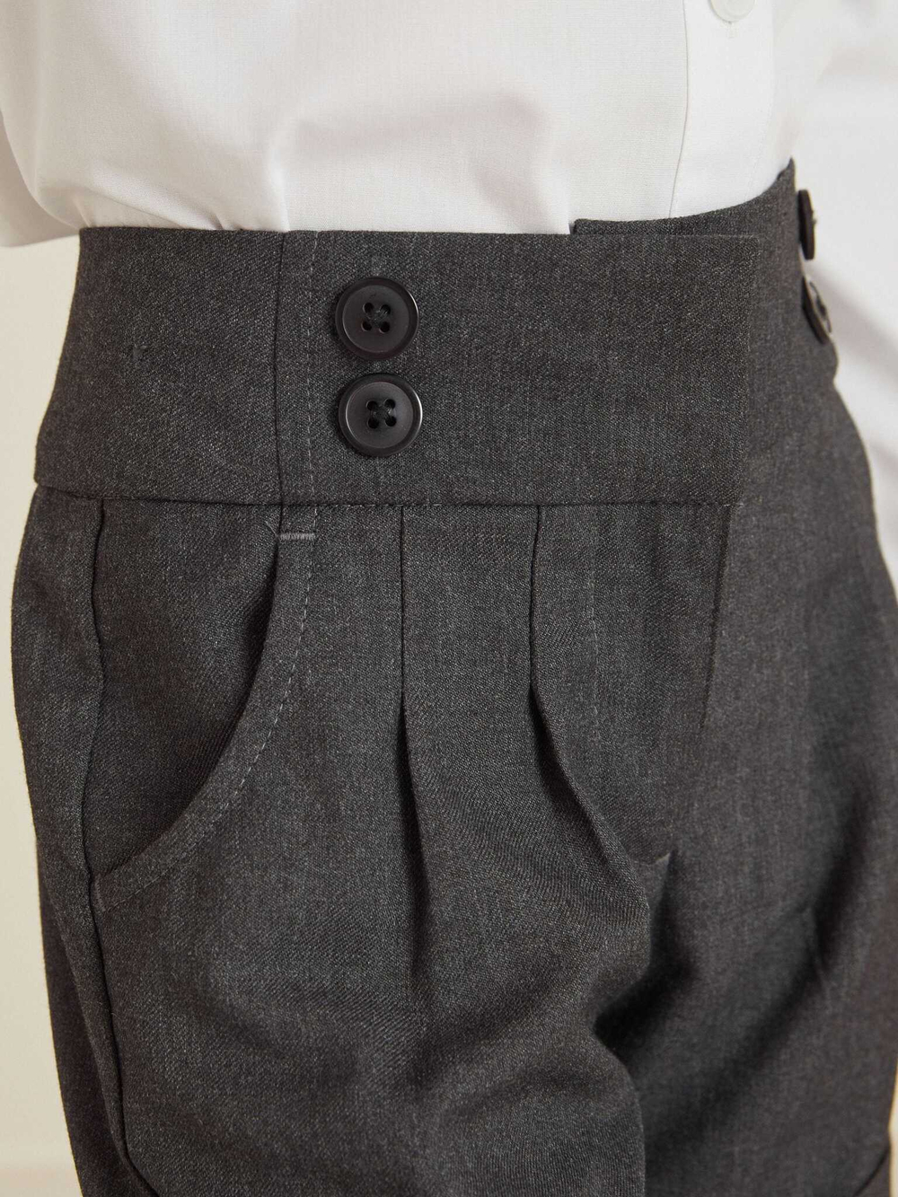 Шорты школьные для девочки Next 597-618, Серый