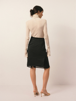 Юбка двойная со сборкой