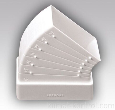 Колено горизонтальное разноугловое пластик 55*110 511КРП ERA title=