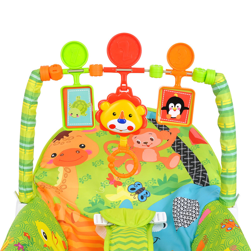 PITUSO Шезлонг Osito Забавный Лев (вибр.,звук),2 полож.спинки, 50*67*63 см